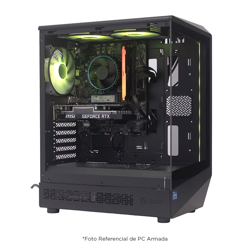 CASE GAMER TEROS TE-1321G MID TOWER ARGB NEGRO