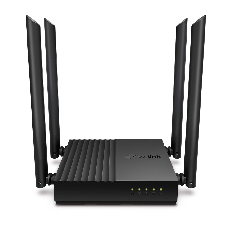 Router TP-Link Archer C64 V1 AC1200 Dual Band Wi-Fi 5 Gigabit 4 Antenas