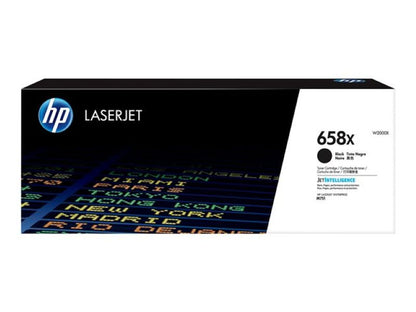 Tóner HP 658X Negro Original Gran Capacidad W2000X para Color LaserJet Enterprise M751dn M751n