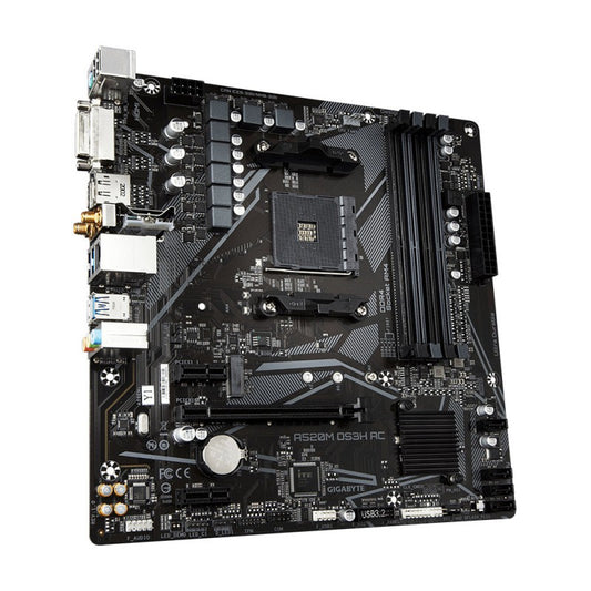 Motherboard Gigabyte A520M DS3H AC WiFi Socket AM4 DDR4 HDMI DisplayPort Micro-ATX
