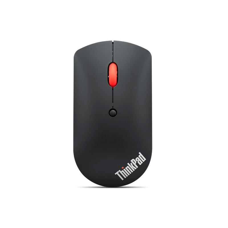 Mouse Lenovo ThinkPad Silent Bluetooth Sensor Óptico Azul 2400 DPI Ergonómico Silencioso Negro