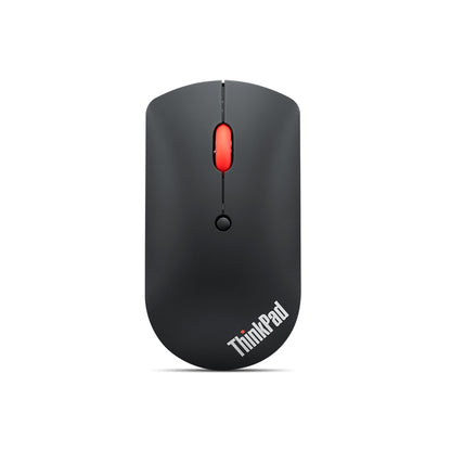 Mouse Lenovo ThinkPad Silent Bluetooth Sensor Óptico Azul 2400 DPI Ergonómico Silencioso Negro