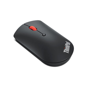 Mouse Lenovo ThinkPad Silent Bluetooth Sensor Óptico Azul 2400 DPI Ergonómico Silencioso Negro