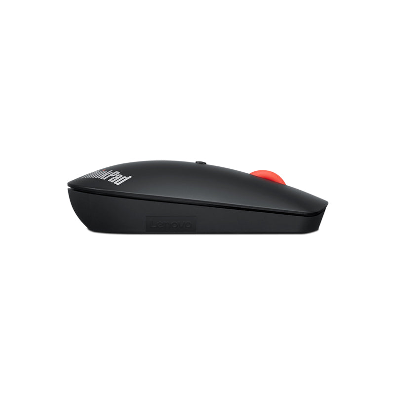 Mouse Lenovo ThinkPad Silent Bluetooth Sensor Óptico Azul 2400 DPI Ergonómico Silencioso Negro