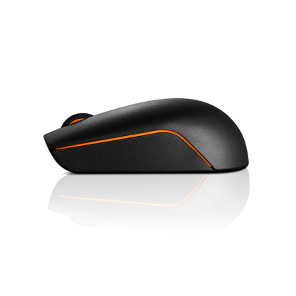 Mouse Lenovo 300 Compacto Inalámbrico 2.4GHz USB Negro GX30K85315