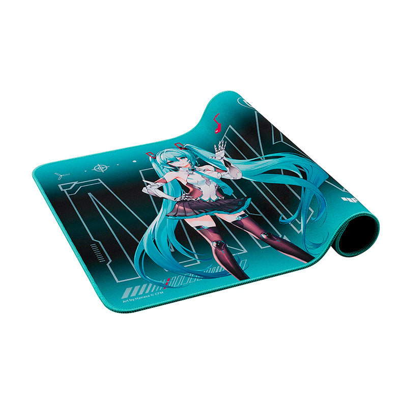Mouse Pad Asus TUF Gaming P1 Hatsune Miku Edition Antideslizante Resistente al Agua 360x260mm