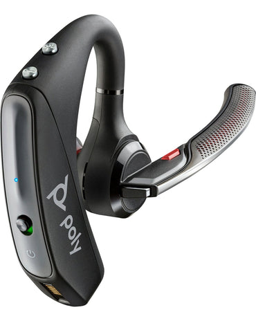 Audífono Poly Voyager 5200 Bluetooth USB-A Negro