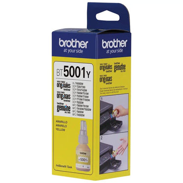Tinta Brother BT5001Y-NE Yellow Original 48.8ml 5,000 Páginas DCP-T300 DCP-T500W DCP-T700W