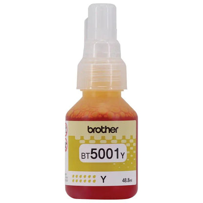 Tinta Brother BT5001Y-NE Yellow Original 48.8ml 5,000 Páginas DCP-T300 DCP-T500W DCP-T700W