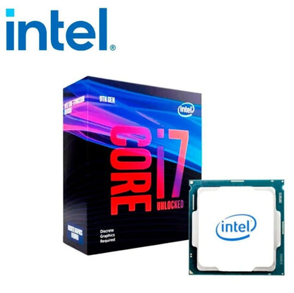 Procesador Intel Core i7-9700KF 9ª Gen 8 Núcleos 4.9GHz LGA 1151 BX80684I79700KF