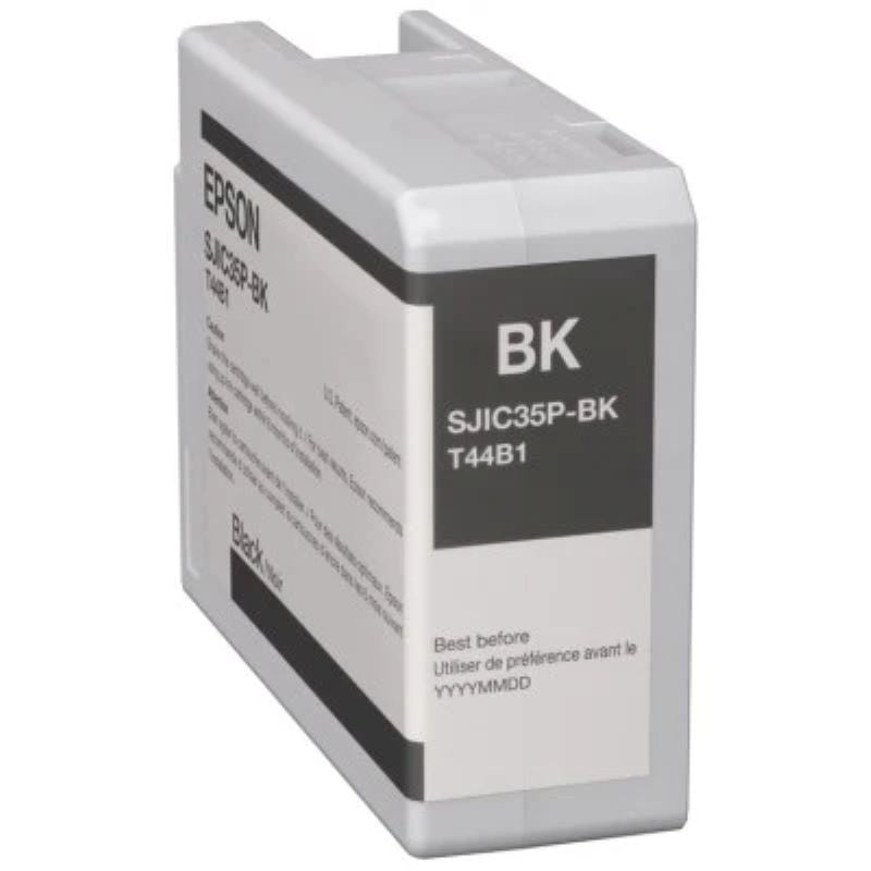 Tinta Epson C13T44B120 Negro Gloss Original 80ml ColorWorks C6000 C6500