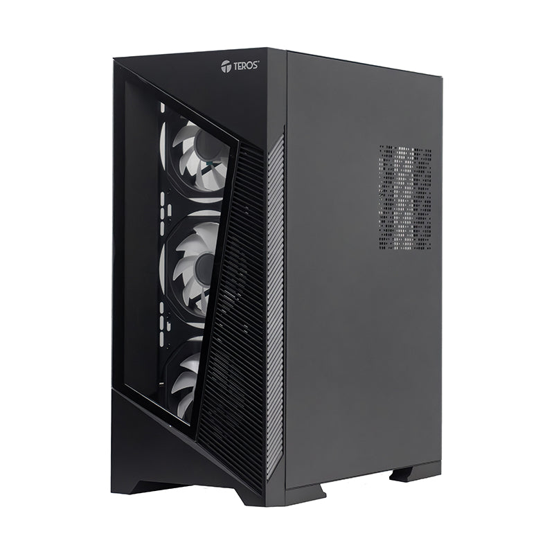 Case Gamer Teros TE-1330G ATX E-ATX Negro Vidrio Templado Soporte Radiador 360 mm