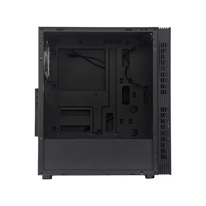 Case Gamer TEROS TE-1333G Mid Tower ATX Negro con Vidrio Templado y 6 Ventiladores