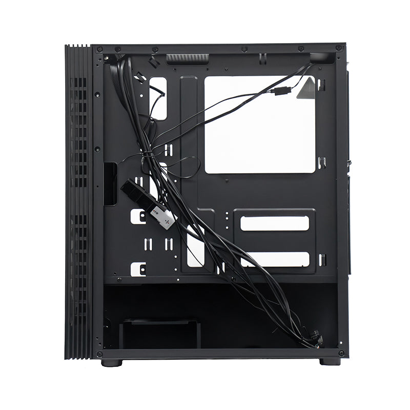 Case Gamer TEROS TE-1333G Mid Tower ATX Negro con Vidrio Templado y 6 Ventiladores
