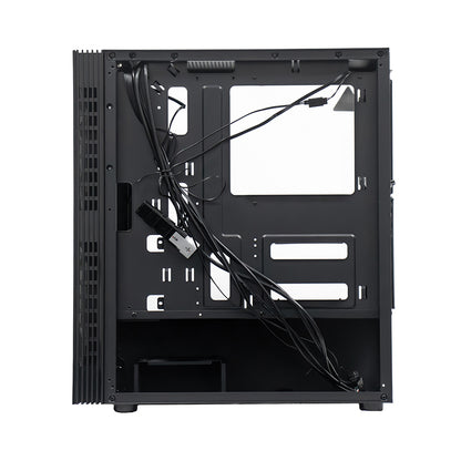 Case Gamer TEROS TE-1333G Mid Tower ATX Negro con Vidrio Templado y 6 Ventiladores