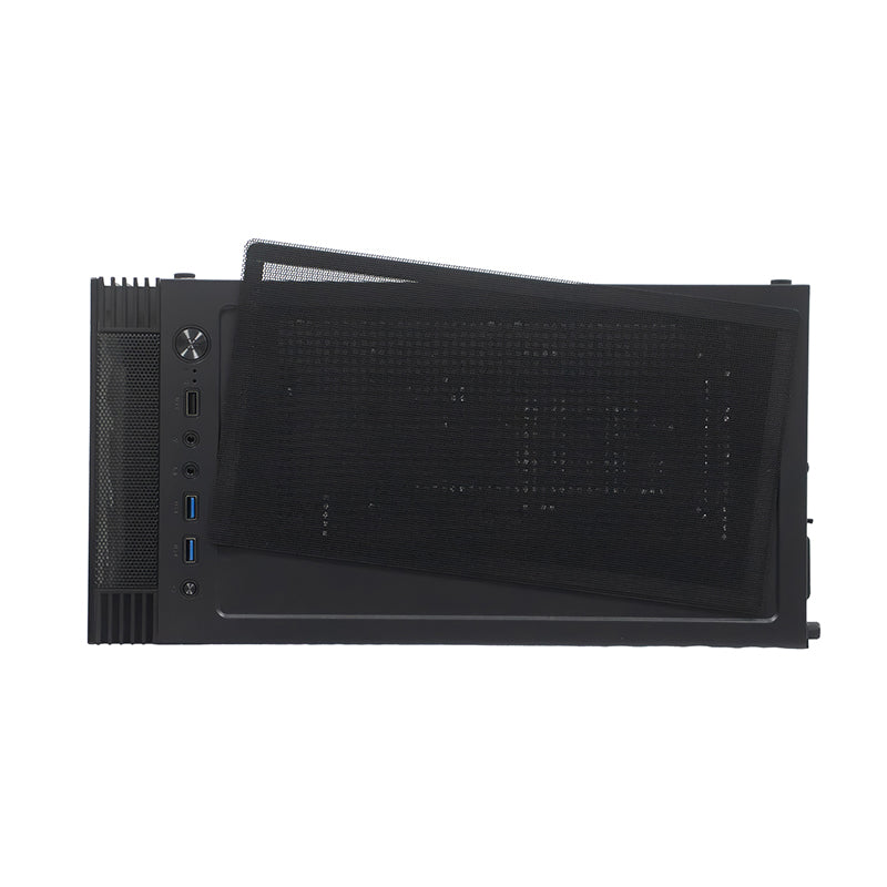 Case Gamer TEROS TE-1333G Mid Tower ATX Negro con Vidrio Templado y 6 Ventiladores