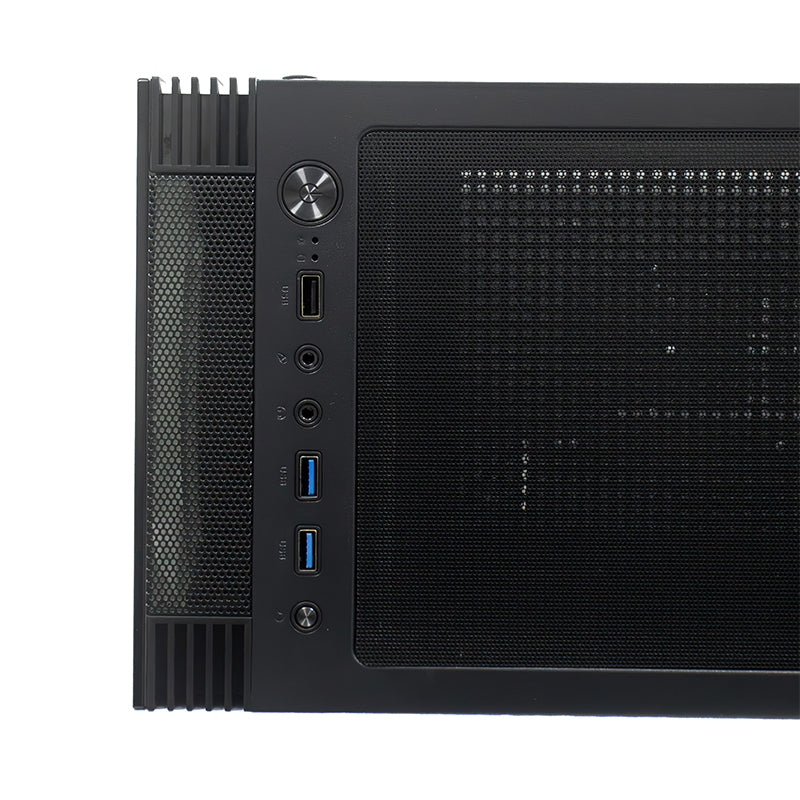 Case Gamer TEROS TE-1333G Mid Tower ATX Negro con Vidrio Templado y 6 Ventiladores
