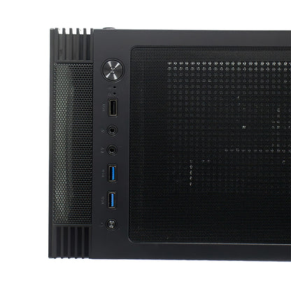 Case Gamer TEROS TE-1333G Mid Tower ATX Negro con Vidrio Templado y 6 Ventiladores