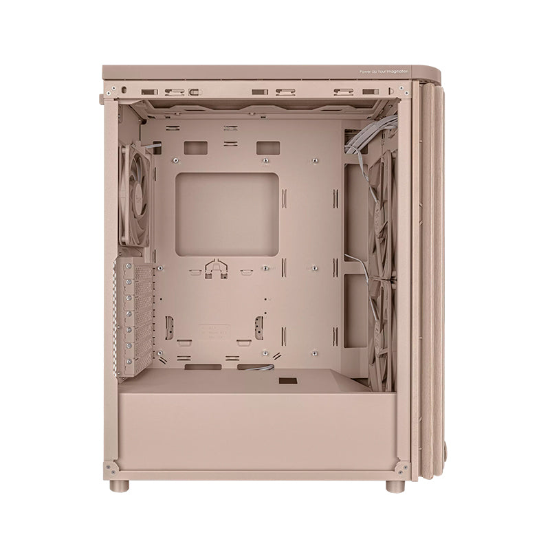 Case ASUS ProArt PA401 Wood Edition Beige Tempered Glass