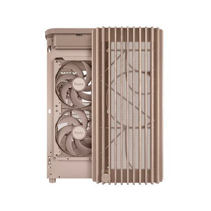 Case ASUS ProArt PA401 Wood Edition Beige Tempered Glass