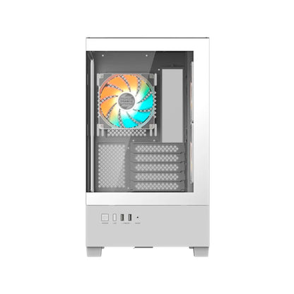 Case Gigabyte GB-C201P Panoramic ICE Mid Tower Blanco Vidrio Templado