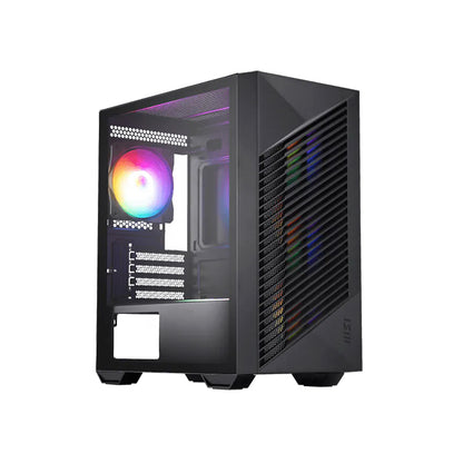 Case MSI PRO FORGE M050A Mini Tower RGB Micro-ATX Mini-ITX Vidrio Templado Negro