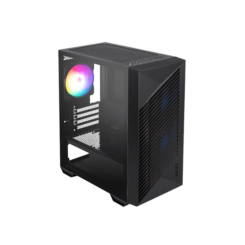 Case MSI PRO FORGE M050A Mini Tower RGB Micro-ATX Mini-ITX Vidrio Templado Negro