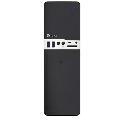 Case Teros TE-1032S Slim con Fuente 250W USB 3.2 Micro ATX Negro