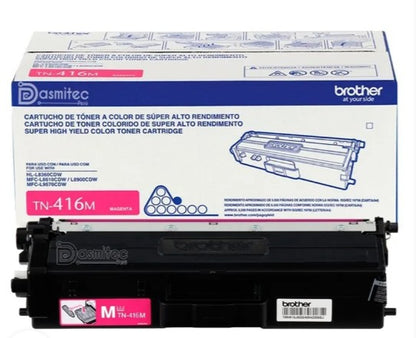 Tóner Brother TN416M Magenta Original 6500 Páginas para MFC-L8900CDW