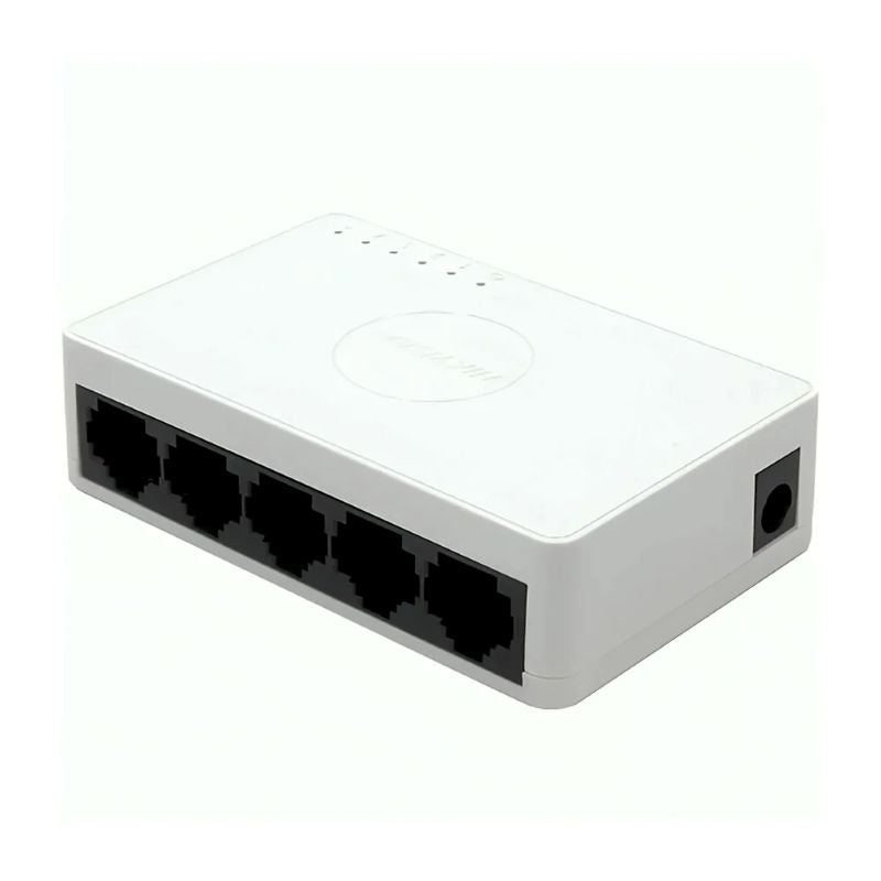 Switch Hikvision DS-3E0105D-O 5 Puertos Fast Ethernet 10/100 Mbps