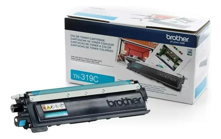 Tóner Brother TN319C Cyan Original 6000 Páginas para HL-L8350CDW y MFC-L8850CDW