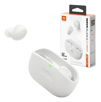 Audífonos JBL Wave Buds 2 Bluetooth Inalámbricos Blanco