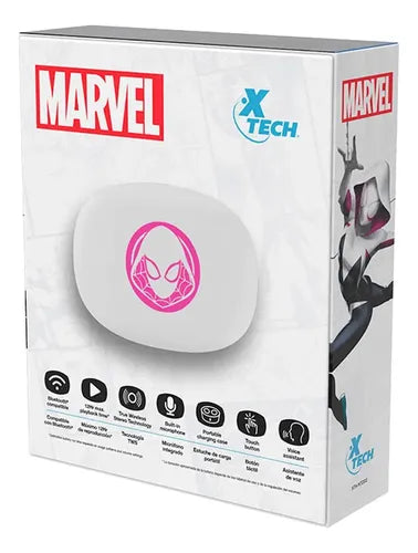 Audífonos Xtech XTH-M701SG True Wireless Marvel Ghost Spider