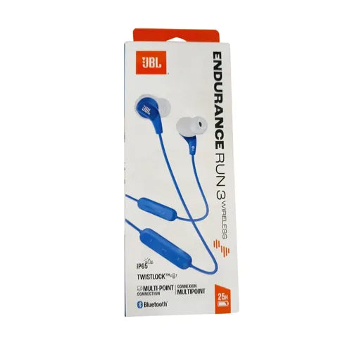 Audífonos JBL Endurance Run 3 Bluetooth In Ear Azul con Micrófono