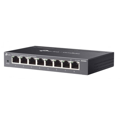 Switch TP-Link Omada ES208GP 8 Puertos Gigabit PoE+ Easy Managed 64W