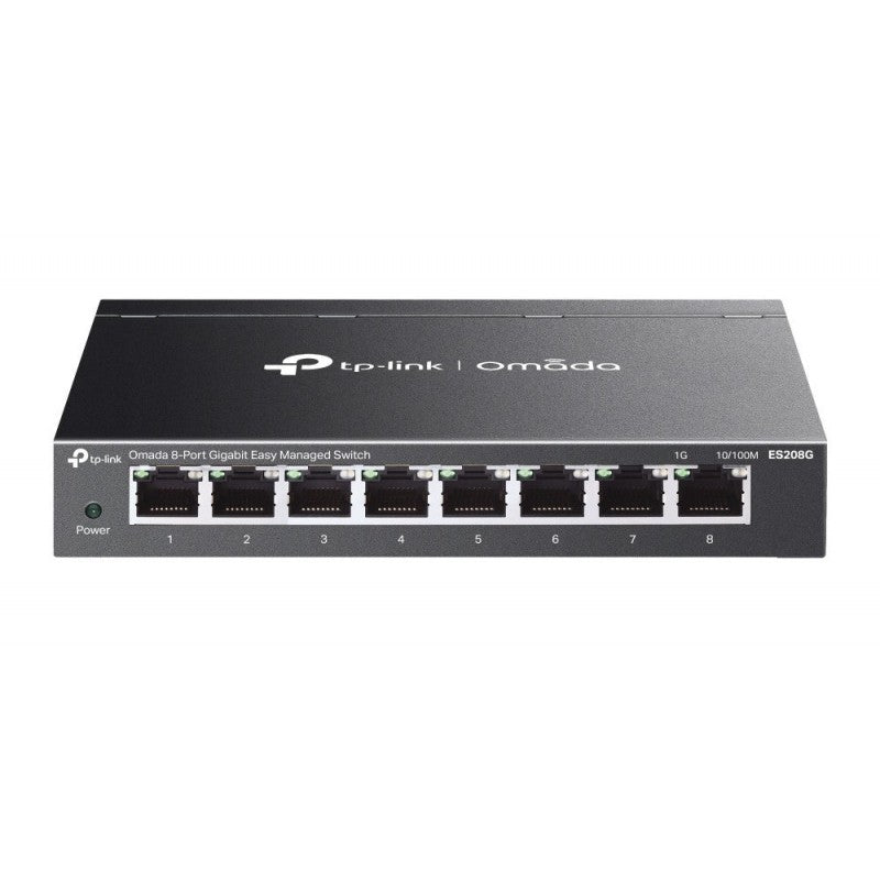 Switch TP-Link Omada ES208GP 8 Puertos Gigabit PoE+ Easy Managed 64W