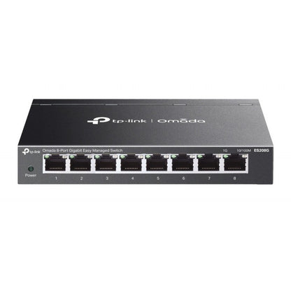 Switch TP-Link Omada ES208GP 8 Puertos Gigabit PoE+ Easy Managed 64W