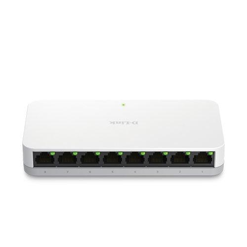 Switch D-Link DGS-1008A 8 Puertos Gigabit Ethernet 10/100/1000 Mbps