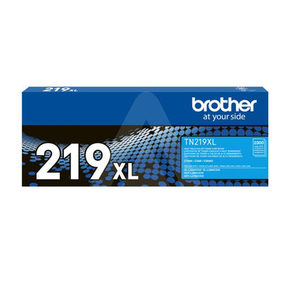 Tóner Brother TN-219XLC Cian 2300 Páginas para DCP-L3560CDW MFC-L3760CDW HL-L3280CDW