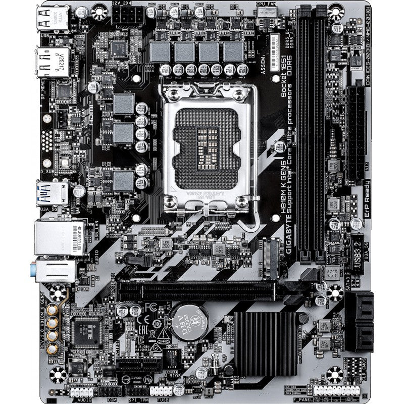 Motherboard Gigabyte H810M K GEN5 Intel H810 LGA1851 DDR5 Micro ATX