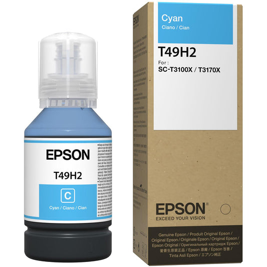 Tinta Epson T49H200 Cyan Original 140ml para SureColor T3170X SC-T3100X