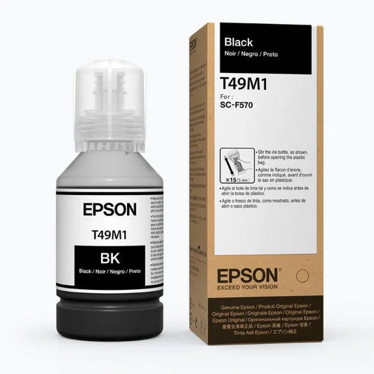 Tinta Epson T49M120 Negra UltraChrome DS Original 140ml SureColor F170 F570