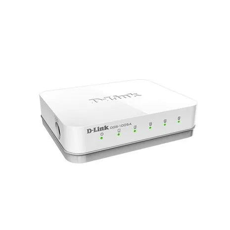 Switch D-Link DES-1005A 5 Puertos Fast Ethernet 10/100 Mbps Compacto