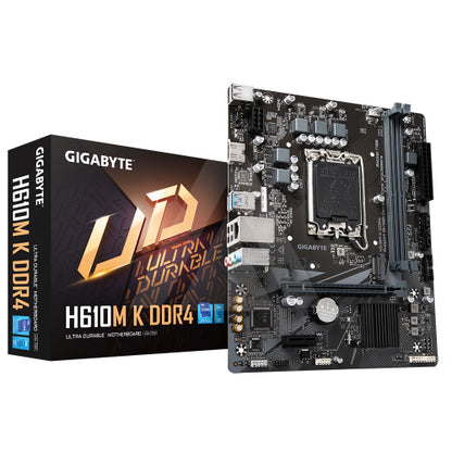 Motherboard Gigabyte H610M-K DDR4 LGA 1700 Intel 12va Gen HDMI M.2 SATA Micro ATX