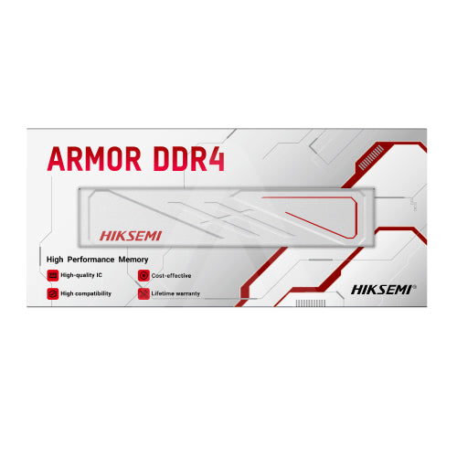 Memoria RAM Hiksemi Armor 8GB DDR4 3200MHz White Gaming