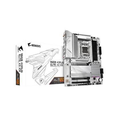 Motherboard Gigabyte B650 AORUS Elite AX ICE AM5 DDR5 WiFi 6E ATX