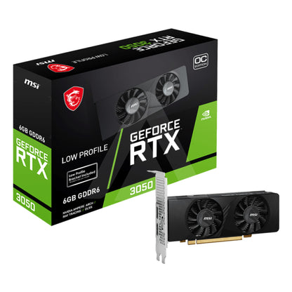 Tarjeta de Video MSI GeForce RTX 3050 LP 6G OC GDDR6 PCIe 4.0