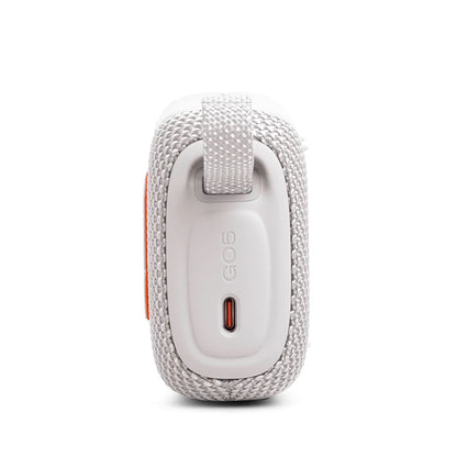 Parlante Bluetooth JBL Go 5 4.8W IP68 Auracast Iluminación Ambiental Blanco