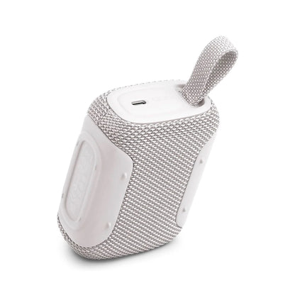 Parlante Bluetooth JBL Go 5 4.8W IP68 Auracast Iluminación Ambiental Blanco