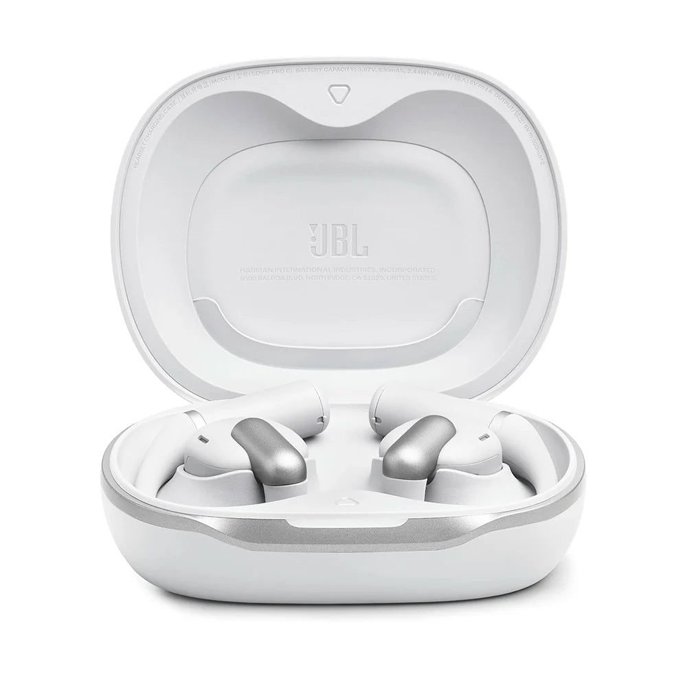 JBL Sense Pro Audífonos Open Ear Bluetooth 6.0 Hi-Res IP54 Blanco